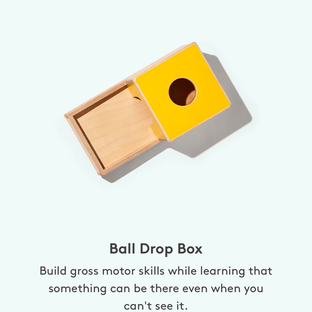 Lovevery Ball Drop Box Toy